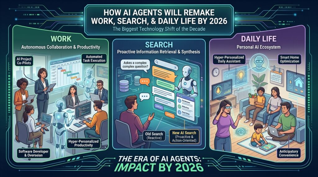 How AI agents Will Remake Work, Search, and Daily Life by 2026, The Biggest Technology