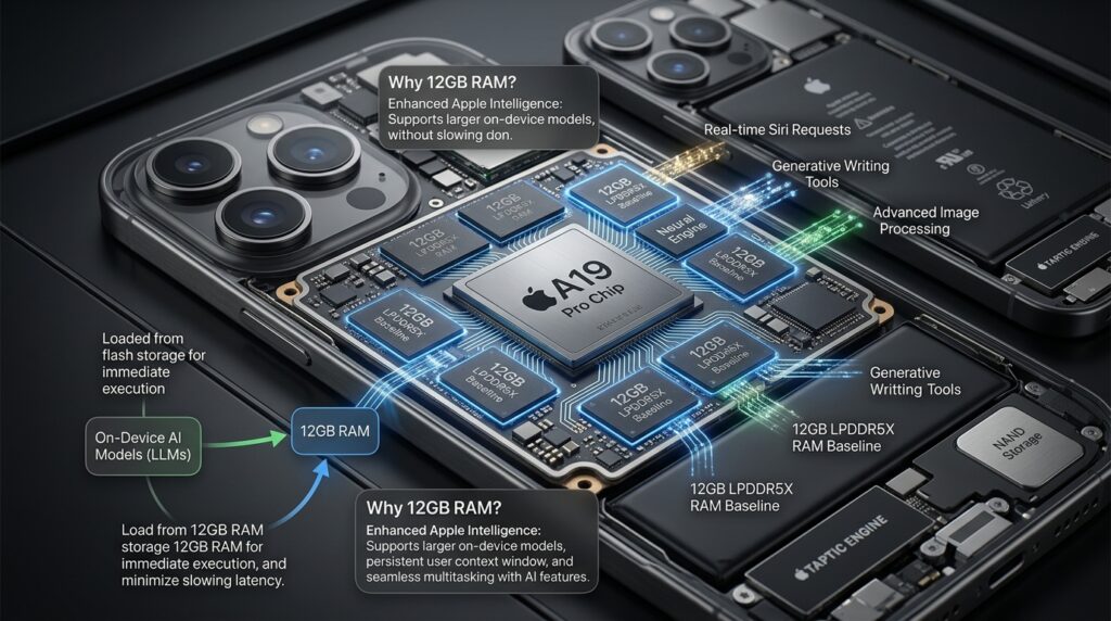 Apple Intelligence and Memory Architectures: Why the /iphone-17-pro Mandates a 12GB RAM Baseline