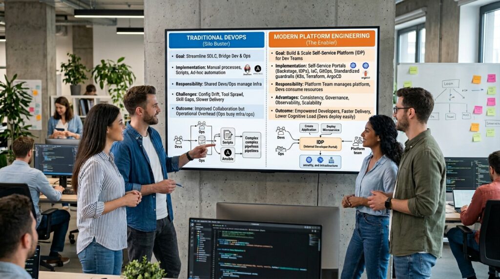 Modern Platform Engineering Vs Traditional DevOps