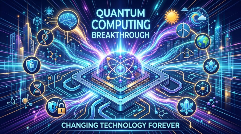 Quantum computing breakthrough could change technology forever is a shorthand way of describing a technical milestone that raises the practical ceiling of quantum advantage