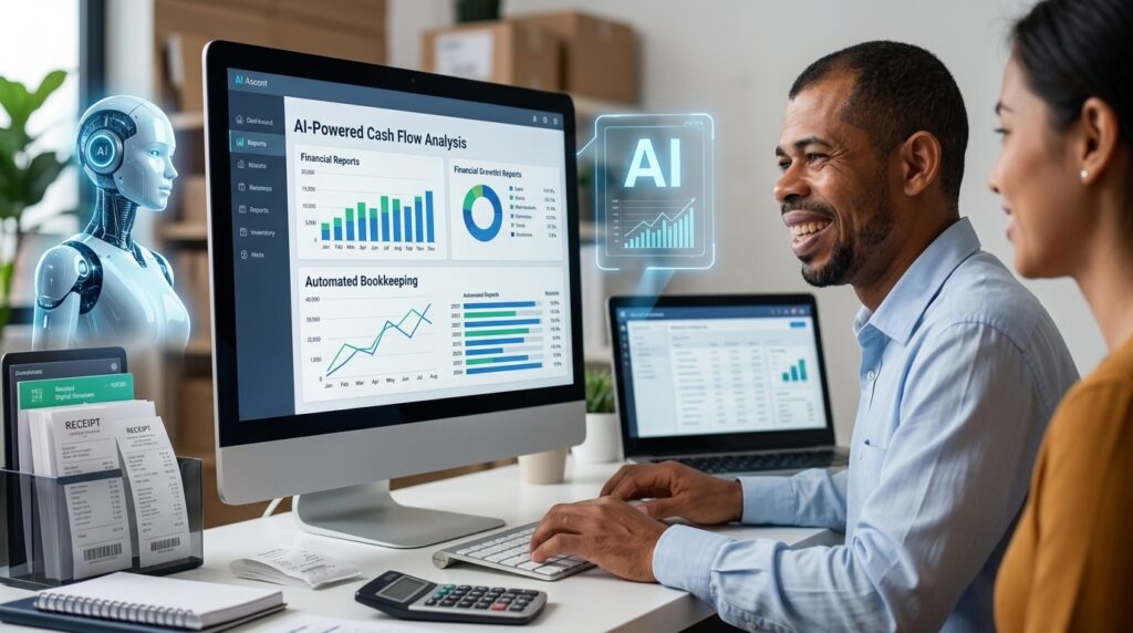 The Integration of Artificial Intelligence in Financial Management Revolutionizes Small Businesses by Automating Tasks