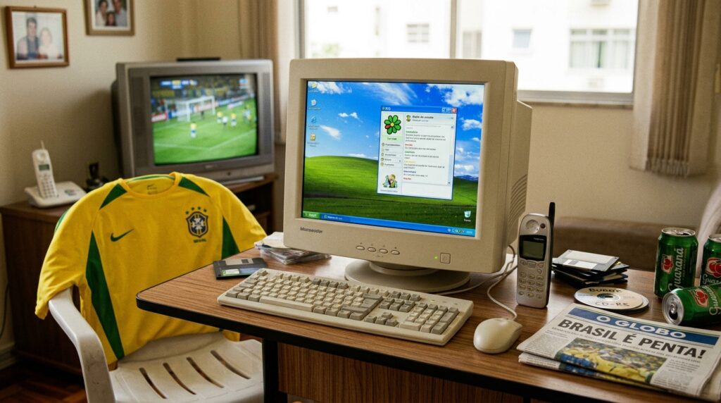 Brick" Cell Phones, Windows XP, and ICQ