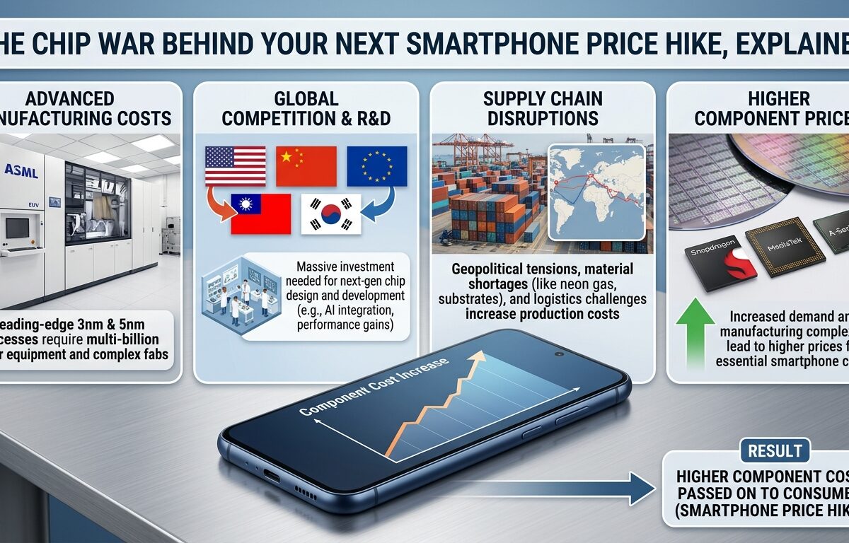The Chip War Behind Your Next Smartphone Price Hike, Explained: What is Actually Getting More Expensive