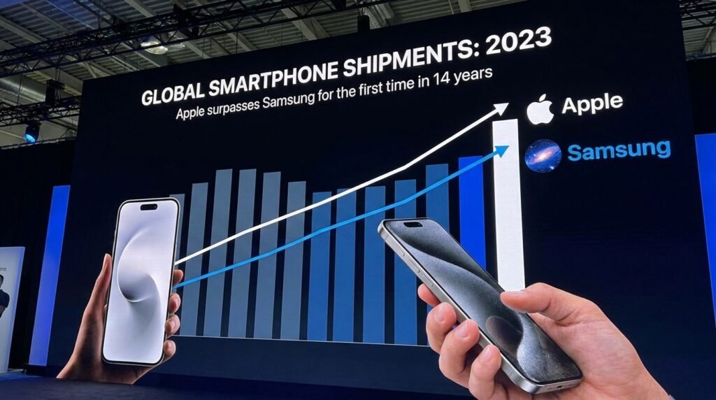 For the First Time in 14 Years, Apple Overtakes Samsung in Global Smartphone Shipments