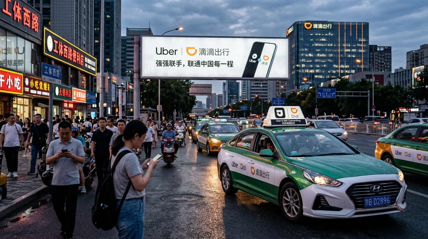 Uber buys a taxi app in China?