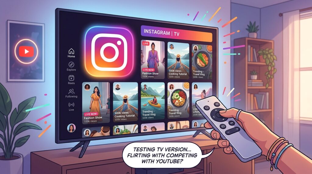 Instagram tests a TV version and flirts with competing with YouTube