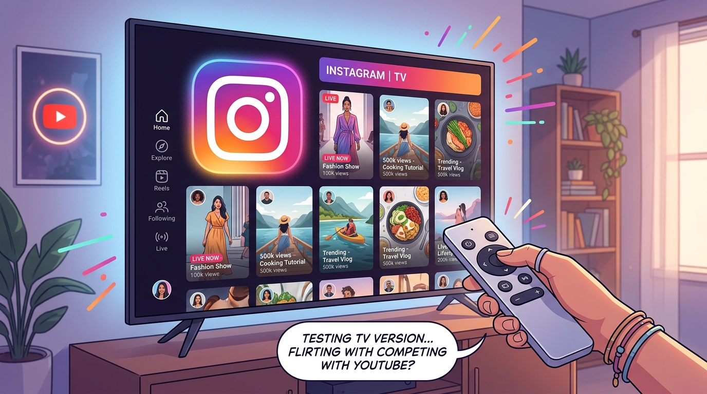 Instagram tests a TV version and flirts with competing with YouTube