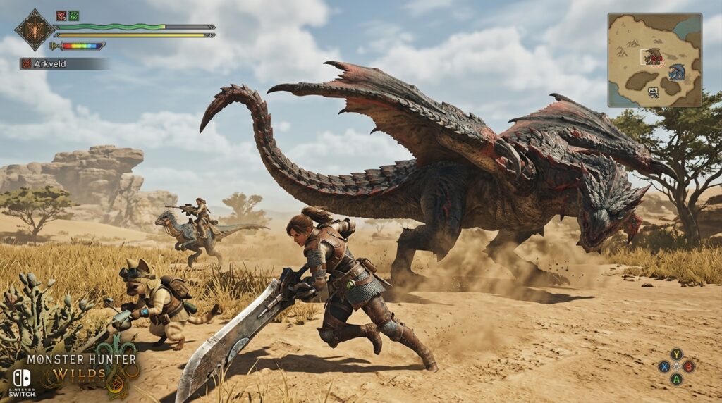 Monster Hunter Wilds for the Nintendo Switch 2