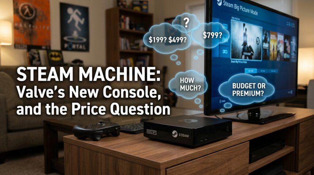 Steam Machine, Valve’s New Console, and the Price Question